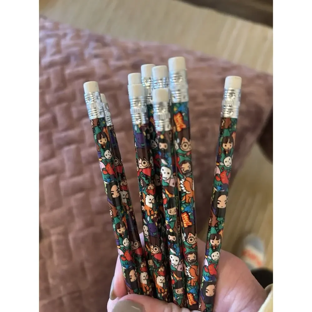 Lot of 10 Harry Potter And Friends Standard Wooden Pencils 7.5